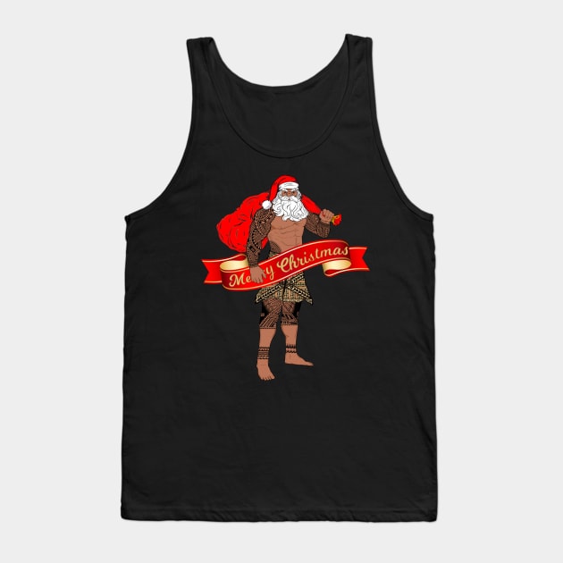 Santa Claus Tank Top by Tikitattoo